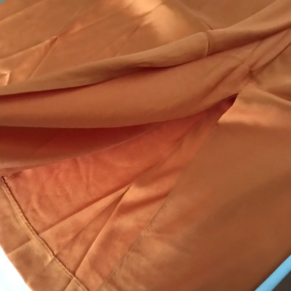 J. CREW Satin Sarong Skirt NWT Orange Spice Women’s Plus Size 16